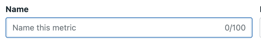 name metric